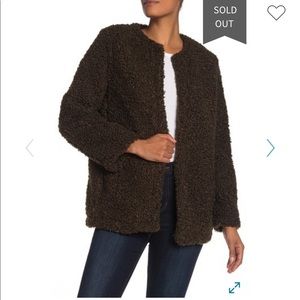 Max Studio Faux Shearling Jacket, size M